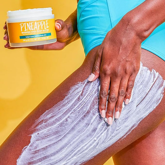 Tree Hut Pineapple Whipped Shea Body Butter | Long-lasting Hydration Leaves Skin Feeling Soft & Moisturized | Lightweight | Nourishing Essential Body Care | 8.4 fl oz.