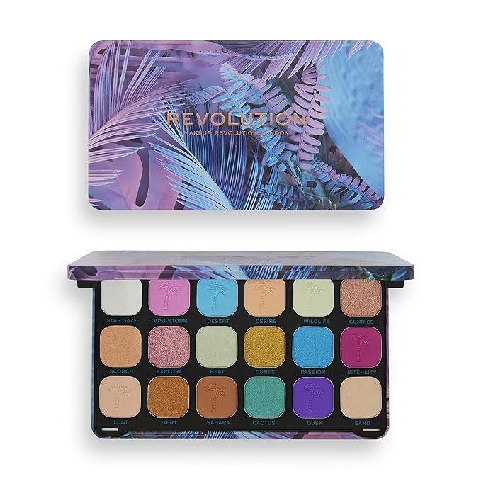 Makeup Revolution, Forever Flawless, Eyeshadow Palette, Desert Desire, 8g