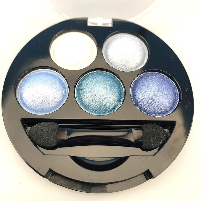 Mallofusa Portable 5 Colors Eye Shadow Palette Trendy 7oz