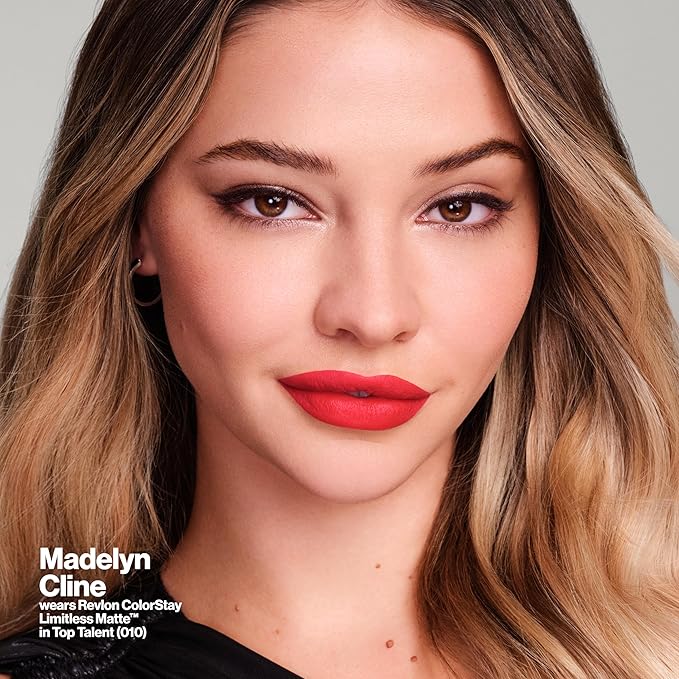 Revlon ColorStay Limitless Matte Liquid Lipstick, Vegan Formula, No-Budge, Longwear Lip Color, Long Lasting, Lightweight/Comfortable, Waterproof, 016 Extra Shot, 0.17 fl oz