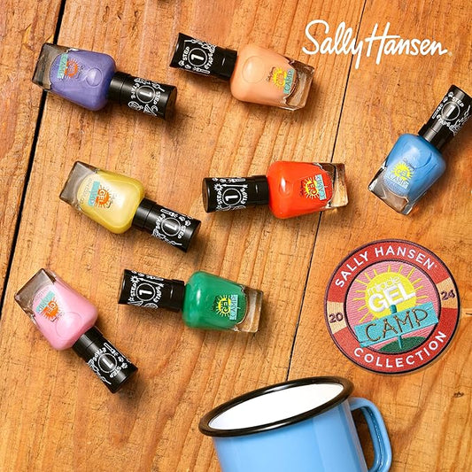 Sally Hansen Miracle Gel™, Summer Camp Cozy Cabin, Long Lasting, Gel-Like Formula, No UV Lamp Needed, Purple Nail Polish